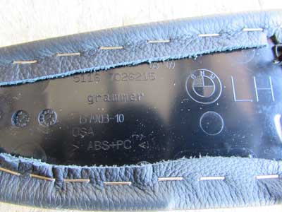 BMW Center Console Leather Side Trim Pad, Left 51167026215 2003-2008 E85 E86 Z44
